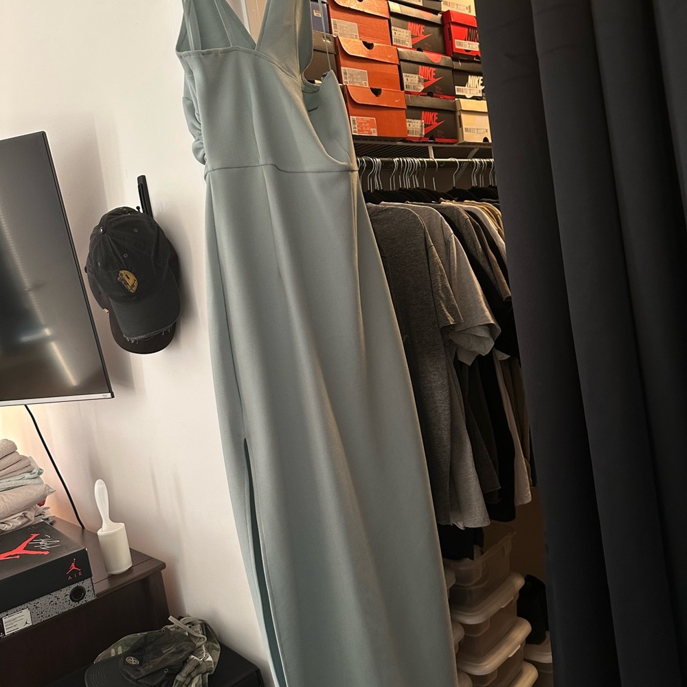 Abercrombie Blue/mint Midi Dress - Picture 5 of 5